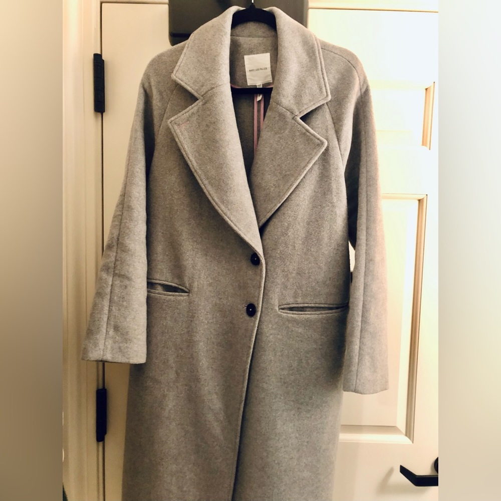 Avec Les Filles Wool blend Raglan Coat